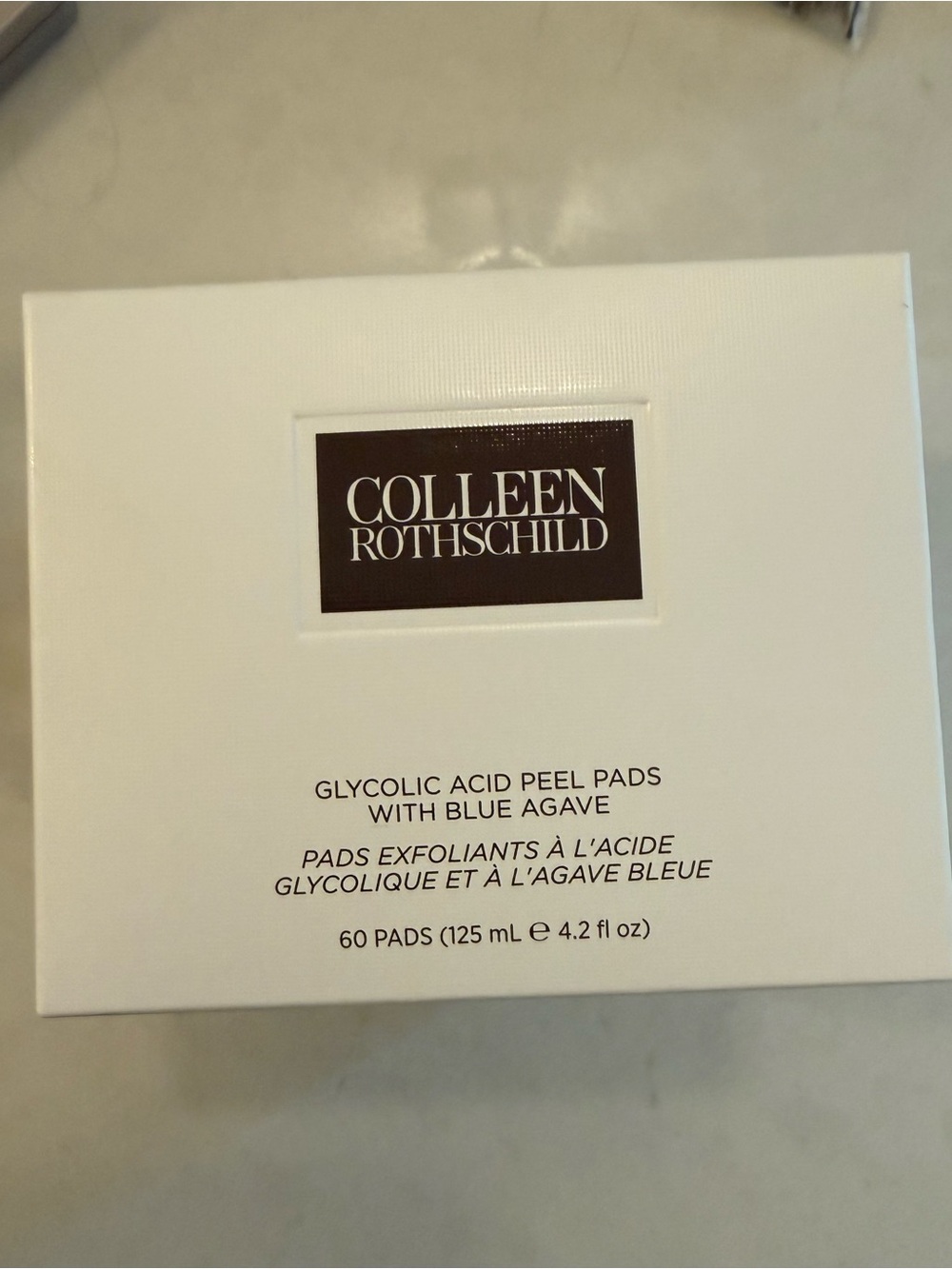 New, unopened Colleen Rothschild Glycolic Acid Peel Pads